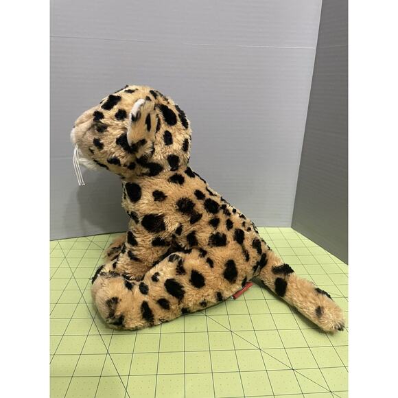 Adventure Planet Plush Leopard Cheetah Cub 10” Stuffed Animal Toy Realistic - Picture 2 of 12